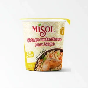 Sopa De Fideos Instantaneos Misol 65gr Sabor Pollo x12